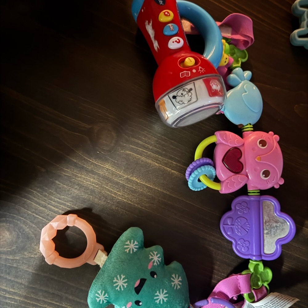 Car seat Activity Center My First Flashlight Elmo Rattle Xmas tree rattle